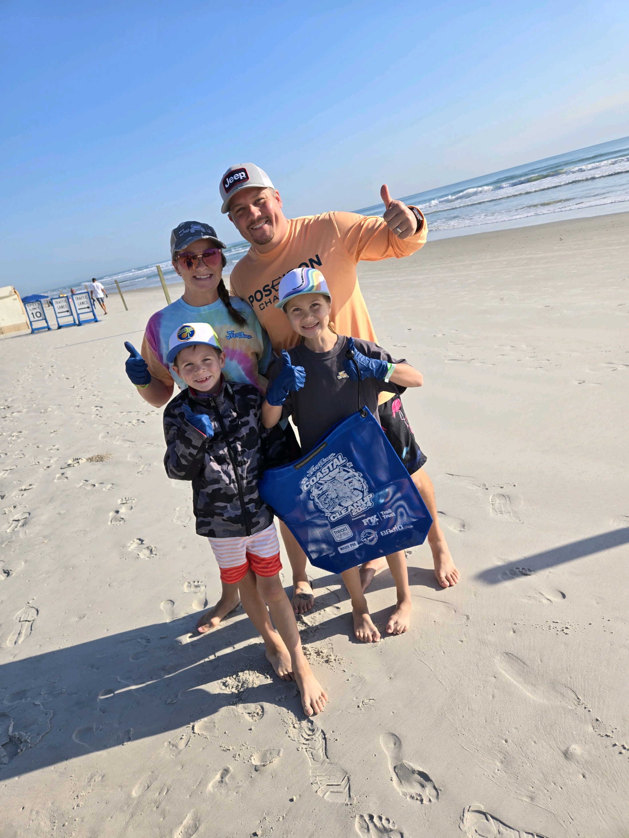 Cleaning up the Coast at Jeep Beach 2024