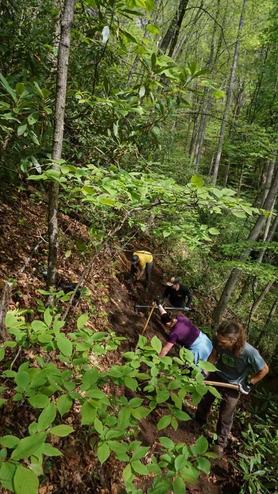 Creating Trails, Creating Connections: G5's Stewardship in Pisgah National Forest